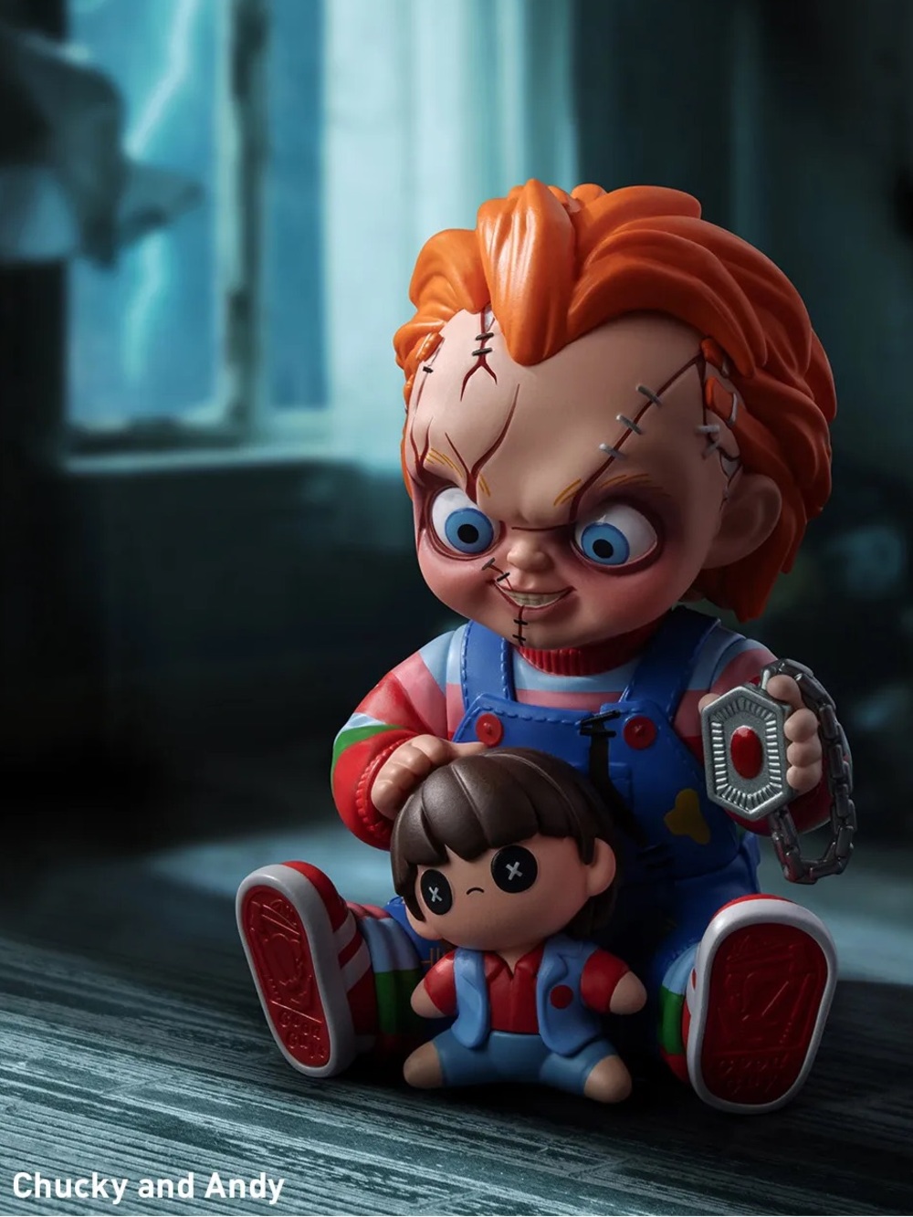 Pop‎ Mart Chucky Good Guys Confirmed Chucky & Andy Vinyl Figure